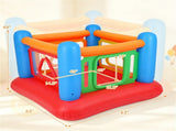 3-in-1 Inflatable Bounce House, Thick PVC Kids Jumping Castle with Visible Wall, Indoor Outdoor Blow 15662583