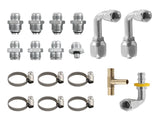 Steering Hose Hookup w/ 6AN Fitting Fit fit for Hydroboost Power Brake Booster Car 81066039