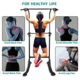 Power Tower Workout Dip Station Pull Up Bar, Height Adjustable Multi-Function Dip Stand for Home Gym 10332677