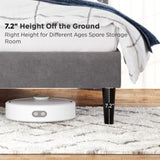 Queen Bed Frame, linen storage headboard, strong and stable, no noise,Under Bed Storage, no box W2896P208849