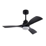 Hot sales 42 Inch Ceiling Fans with Lights and Remote, Black Ceiling Fan for Patios with Light 3 W2991P338642