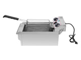 EH101V 8.5QT/8L Total Capacity 12.5qt/11.8l Stainless Steel Faucet Single Tank Deep Fryer 1700W Max 62516549
