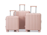 20"/24"/28" 3 pcs/set in ABS Spinner Wheel Luggage, Carry on Suitcase, with Cup Holder & USB Port & 18102904