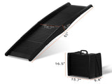 60 inch Nonslip Folding Dog Ramp, Tri-Fold Portable Lightweight Pet Ramp for Cars, Trucks and SUVs 29375862