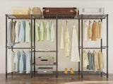 Wire Garment Rack Heavy Duty Clothes RackCloset Organizer Metal Garment Rack Portable Clothes 85070014