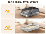 STAINLESS STEEL CAT LITTER BOX W1612P461382