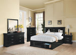 ZUN Black 5-Drawer Chest B062P209041