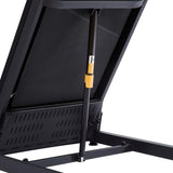 ZUN Treadmills - 2.5 HP hydraulic folding removable treadmill with 3-speed incline adjustment, 12 preset 75827314