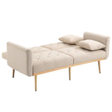 ZUN Velvet Sofa , Accent sofa .loveseat sofa with metal feet 55895289