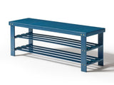 35.43"*11.02"*17.72" 3-Tier Bamboo Shoe Rack Blue 11763919