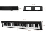 GPP-106 88 Key Folding Piano Semi-Weighted Standard Keyboards Digital Piano 76336568