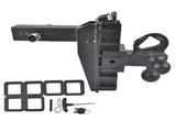 Trailer Hitch 6-inch Drop/Rise with Hook Tri-Ball 1-7/8" 2" 2-5/16" Drop Hitch 28525728