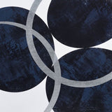 Silver Foil Abstract 2-piece Canvas Wall Art Set B03596689