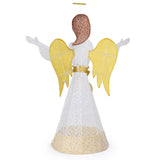 4.5FT Lighted Christmas Angel Outdoor Decoration, Weather Proof Angel with Wings Christmas Ornament 65484687