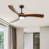 52 "3 solid wood leaf ceiling fan lights W2878P254289