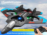 V32 RC Plane, Foam Remote Control Airplane with Light, 2 Batteries, 6-axis Gyro Stabilize Systems RC 61518420