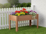 40x20x31 inch Raised Garden Bed with Legs, Elevated Wooden Planter Box for Outdoor Plants Flowers 73216805
