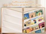 4-Tier Kids Bookshelf,Book Display Shelve Bookcase for Bedroom,Playroom,White 81555520