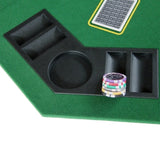 INO Design 48" Folding Poker Tabletop for 8-Player Texas Holdem Octagon Casino Game Portable Layout W2748P271360