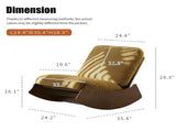Comfortable Glider Rocking Chair, High-Quality Upholstery Glider Chair, Solid Wood Frame, Perfect 40310843