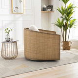 COOLMORE Swivel Chair, Comfy Round Accent Sofa Chair for Living Room, 360 Degree Swivel W395102742