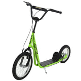 youth scooter is equipped Dual Brakes - Green 81191340