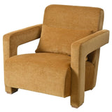 ZUN Mirod Sleek Right-Angle Armrests, Ergonomic Lumbar Support, Square Wooden Block Legs, Inclined Seat N760P193221G