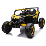 ZUN 12V Ride On Car with Remote Control,UTV ride on for kid,3-Point Safety Harness, Music Player 78269199