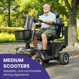 S500-BLACK Heavy Duty Mobility Scooter W429P151652