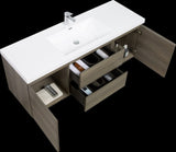 60" Floating Bathroom Vanity with Sink, Modern Wall-Mounted Bathroom Storage Vanity Cabinet with W1573P152705