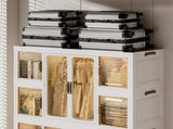Portable Wardrobe Closet Storage Organizer for Clothes,Clothes Dresser,12 Magnetic Doors-12 Cubes & 72797248