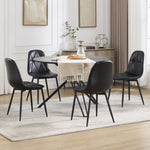 ZUN Dining Chairs Set of 2, Upholstered Faux Leather Dining Room Chairs, Modern Kitchen Chairs with W3112P262799