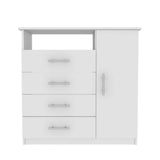 Montauk 5-Shelf Wall Mounted Shoe Cabinet with Mirror Door White B06280561