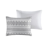 King/Cal King Cotton Jacquard Duvet Cover Mini Set B03596481