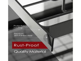 Over The Sink Drying Rack,31"-39"L x 12"W x 30.5"H Expandable Drainer, Stainless Steel 94157592