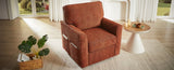 360&deg Swivel Chair Accent Barrel Armchair Swivel Sofa Chair with Side Pockets for Living Room, N719P283037J