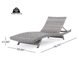 CRETE WICKER CHAISE LOUNGE 58997.00MP2