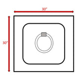 Fiber Reinforced Concrete Propane/Natural Gas Fire Pit table B120P198383