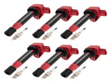 6PCS Ignition Coils Spark Plugs fit for Honda Odyssey 3.5L V6 1999-2004 Direct Fit 59183546