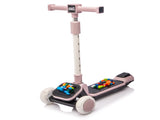 Kids Ride On 3-Wheel Scooter W/Buildable blocks, PU flashing wheels and Folding Kick W1578P368162