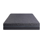 ZUN 11-inch Eastern King Bed Mattress Gel-Infused Memory Foam Hybrid Mattress, Dark Gray, Mattress in a B011P212567