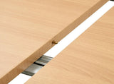 3-in-1 Extendable Dining Table, 43.3" Round to 74.8" Oval Kitchen Table with Solid Wood Legs & W2920P420922