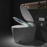 ZUN Unique Smart Toilet with Bidet Built In, Intelligent One Piece Toilet For Modern Bathroom, Auto W2826P230233