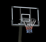 ZUN Use for Outdoor Height Adjustable 6 to 10ft Basketball Hoop 44 Inch Backboard Portable Basketball 80747748