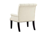 Fabric Upholstered Arm Chair, Beige B016P224607