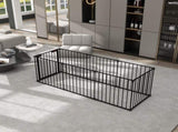 200" Adjustable Safety 8 Panels Play Yard Metal Doorways Fireplace Fence Christmas Tree Fence 11210587