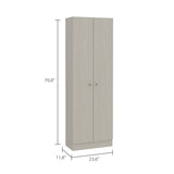 Virginia Double Door Storage Cabinet, Five Shelves B128P148983