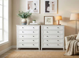 White embossed P2 Particleboard MDF Melamine 80*40*115cm Framed, Double Handles, Five 95142480