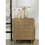 Sand Wash 3-drawer Nightstand with USB Ports B062P145556