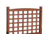 Wooden Planter with Trellis, 50" Tall Elevated Garden Bed Outdoor with Wheels, Freestanding Planter 20784012